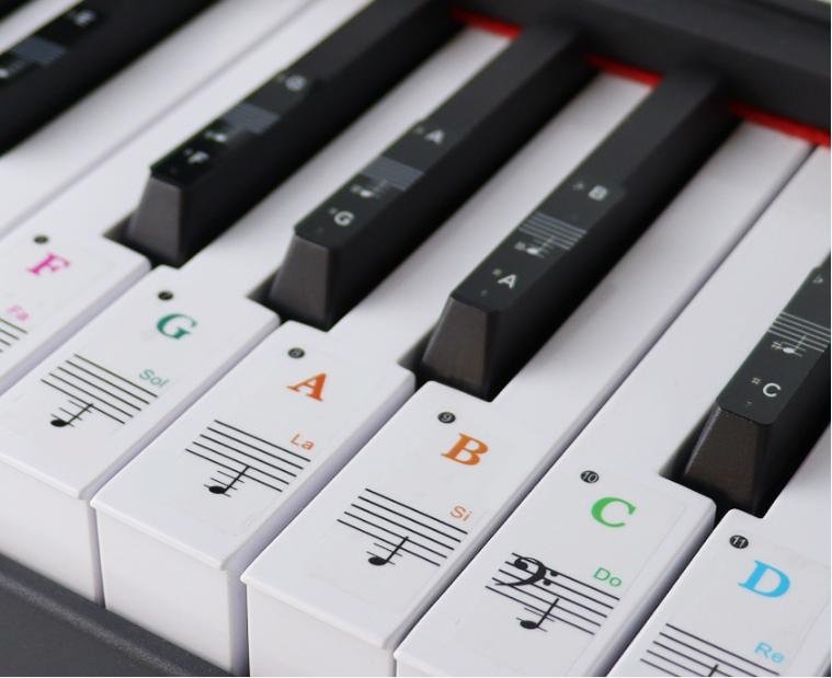 Étiquette piano 49 touches pour débutants