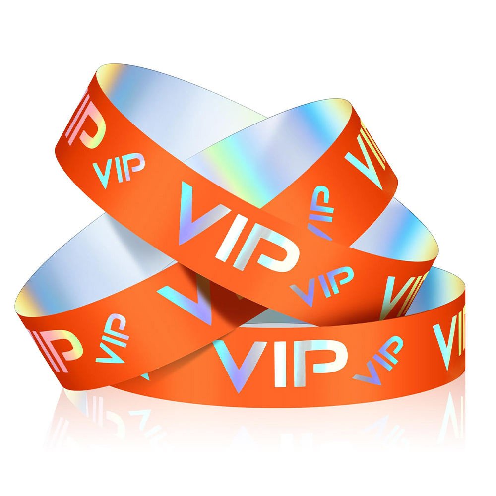 Bracelets VIP sécurité hologramme personnalisés