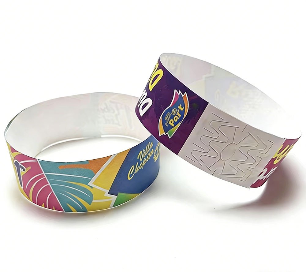 Bracelets Tyvek impression numérique quadrichromie