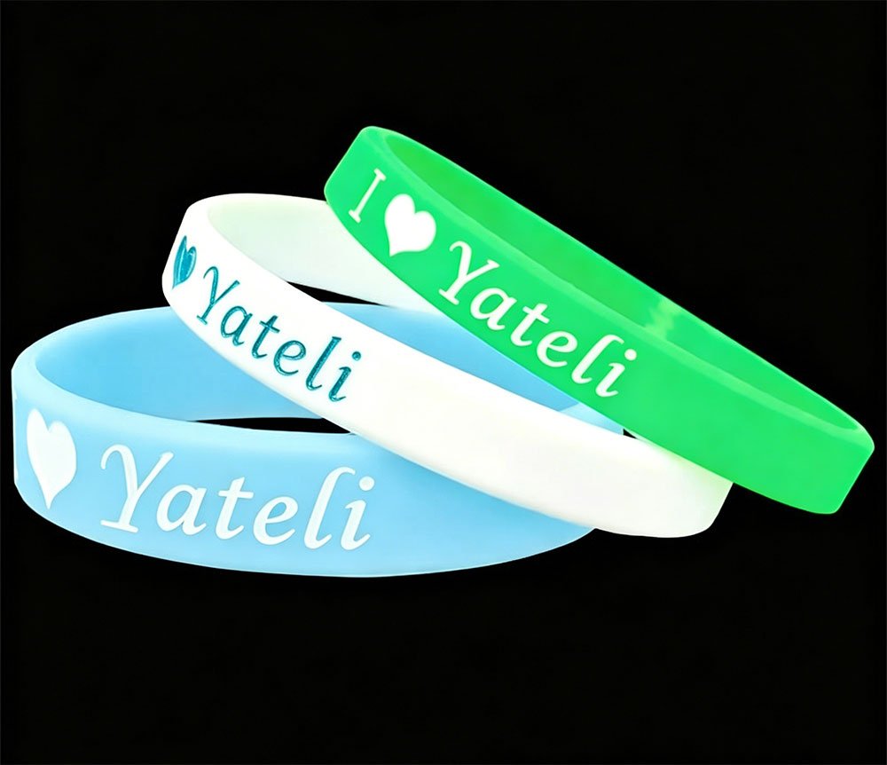 Bracelets holographiques silicone