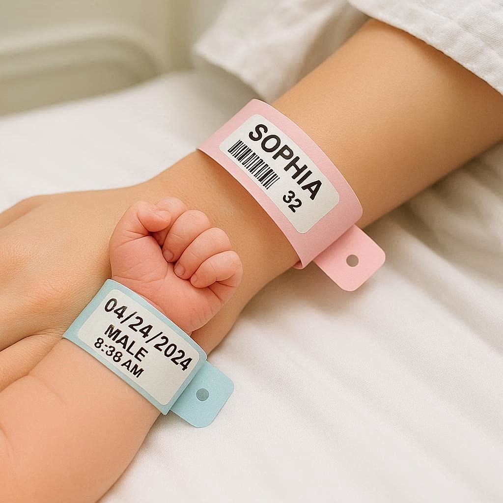 Bracelets thermiques maternité et identification nourrisson