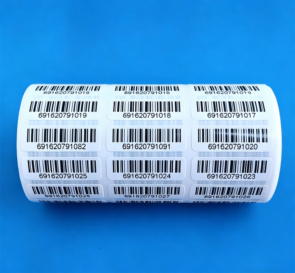 Étiquette prix MRP code-barres supermarché