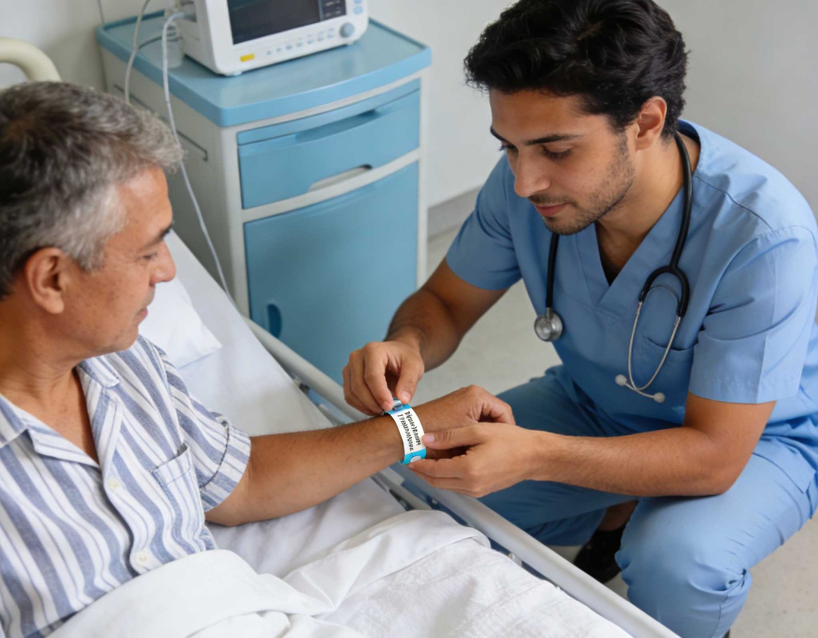 Bracelets thermiques identification patient hospitalier