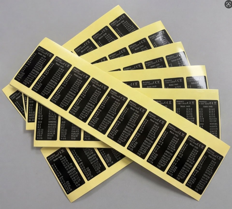 Application étiquette PVC