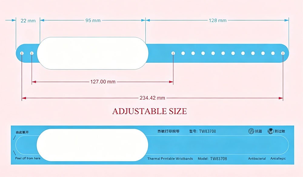 Référence de structure des bracelets thermiques