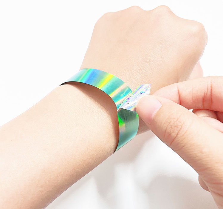 Bracelets Tyvek fermeture adhésive souple