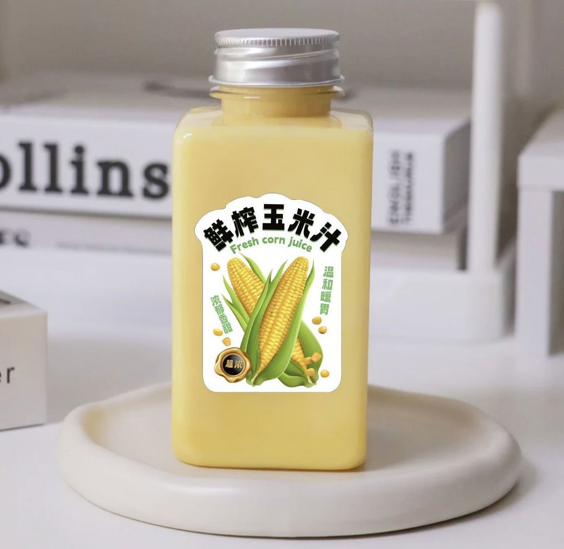 Étiquette alimentaire maïs standard