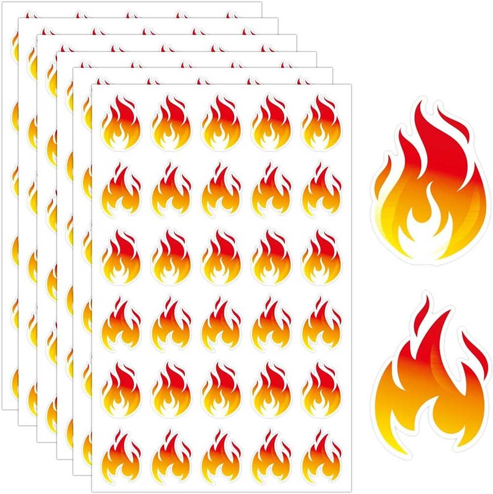 Graphisme décoratif flammes pour carrosserie et pare-chocs camion