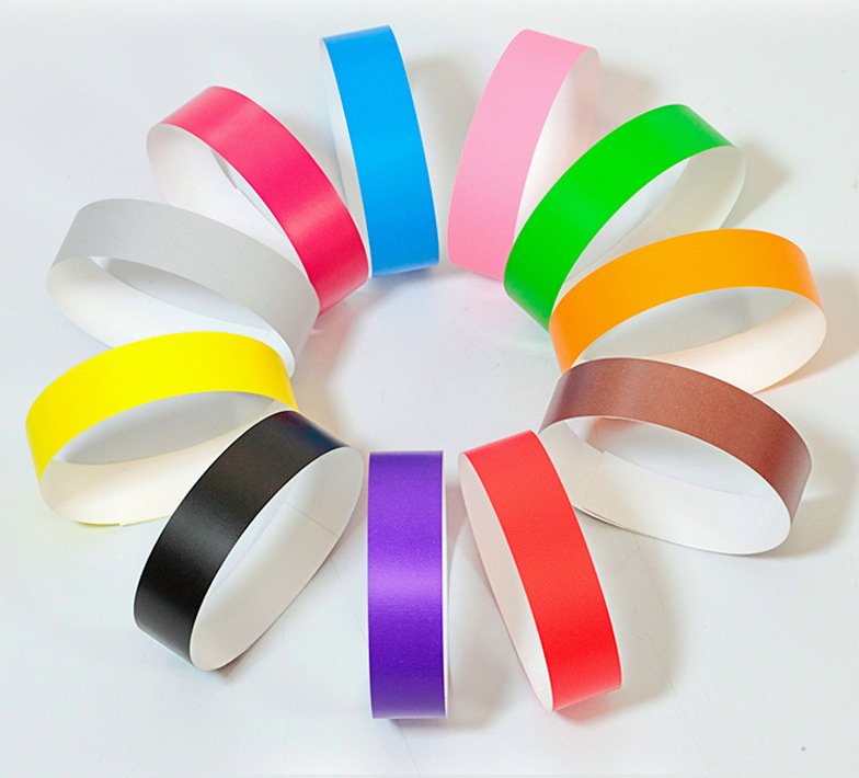Matériau Tyvek pour bracelets