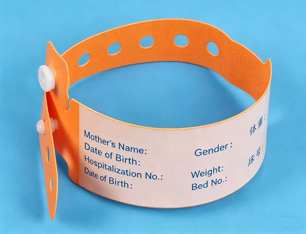 Bracelet orange pour établissement de santé